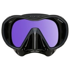 Apeks VX1 Siyah UV Lens Dalış Maskesi