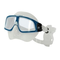 Aqualung Sphera X Beyaz Silikon Petrol Çerçeve Dalış Maskesi