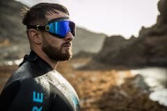 Aquasphere Defy Ultra Mavi Titanyum Lens Yüzücü Gözlüğü