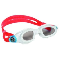 Aqua Sphere Moby Kid Koyu Lens - Beyaz/Baıa Çerçeve Yüzücü Gözlüğü