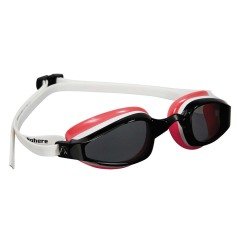 MP Michael Phelps K180 Lady Koyu Lensli - Beyaz/Kırmızı Çerçeve Yüzücü Gözlüğü