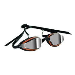 MP Michael Phelps K180 Mıcrogasket Aynalı Cam - Turuncu/Siyah Yüzücü Gözlüğü
