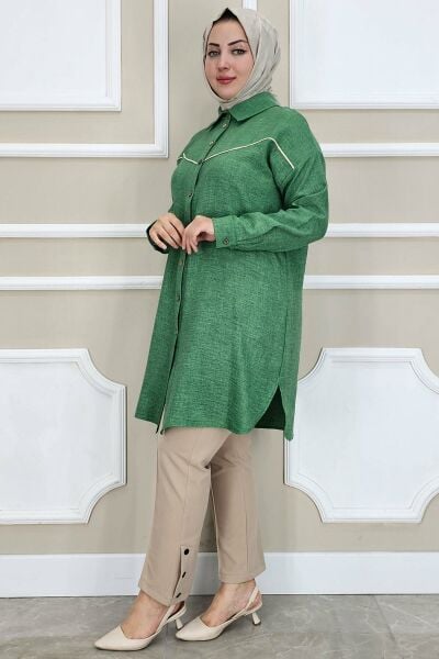PYS KADIN BİYELİ TESETTÜR GÖMLEK BENETTON - 3 BEDEN