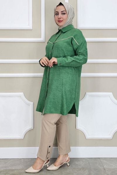 KADIN BİYELİ TESETTÜR GÖMLEK BENETTON - 5 BEDEN