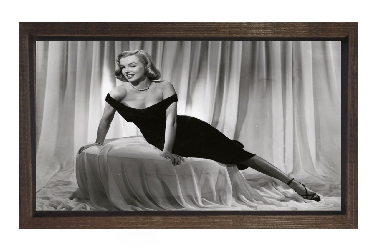 Marilyn Monroe Siyah Beyaz Tablosu