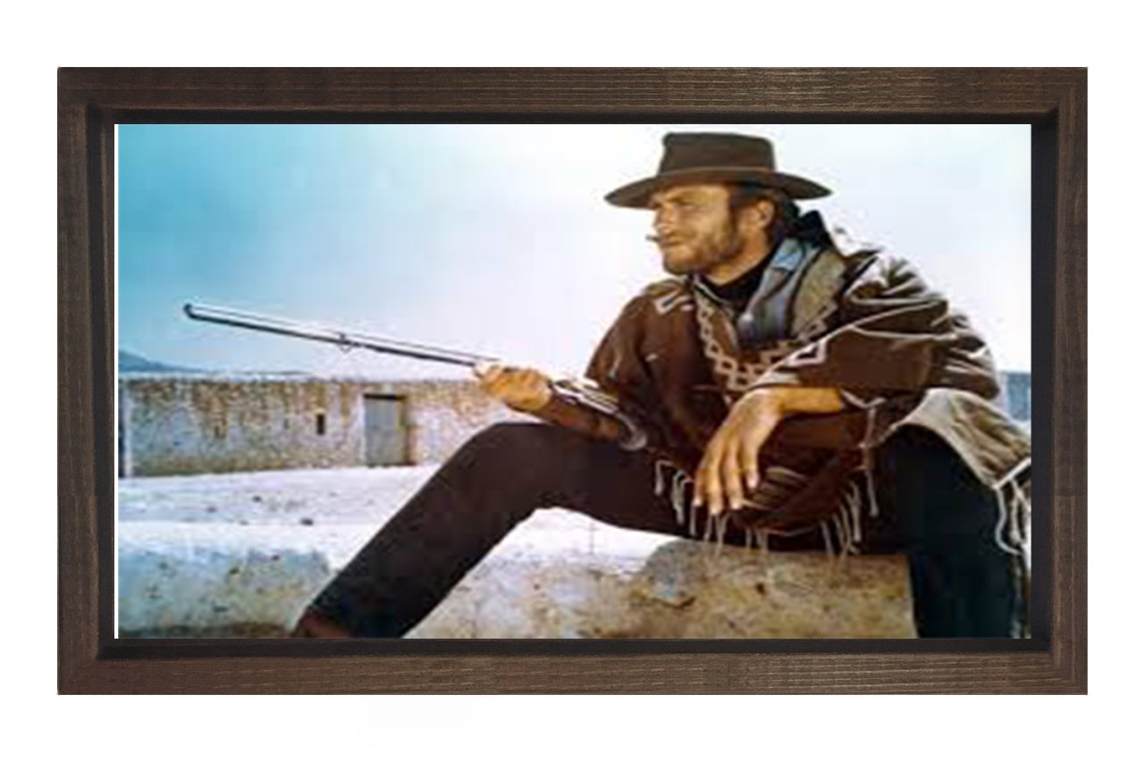 Clint Eastwood ve Tüfek Tablosu