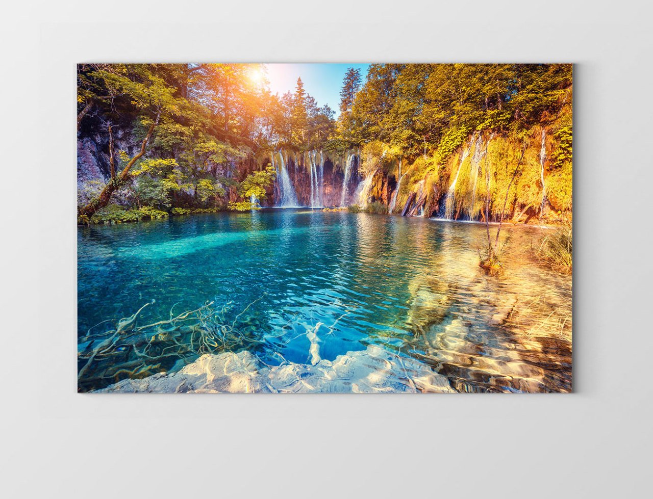 Pınarlar Ve Berrak Su Tablosu Çerçevesiz - 100x200