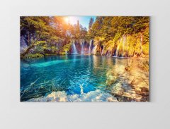 Pınarlar Ve Berrak Su Tablosu Çerçevesiz - 100x200