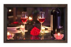 Romantik Şarap Masası Tablosu