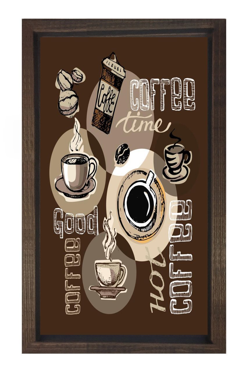 Dekoratif Kahve Reklam Coffee Tablosu