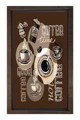 Dekoratif Kahve Reklam Coffee Tablosu