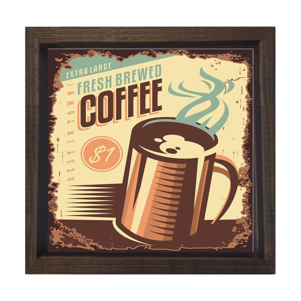 Kahve Caffe Reklam Afişi Tablosu