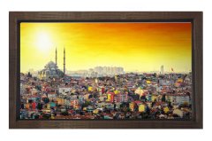 İstanbul ve Günbatımı Tablosu