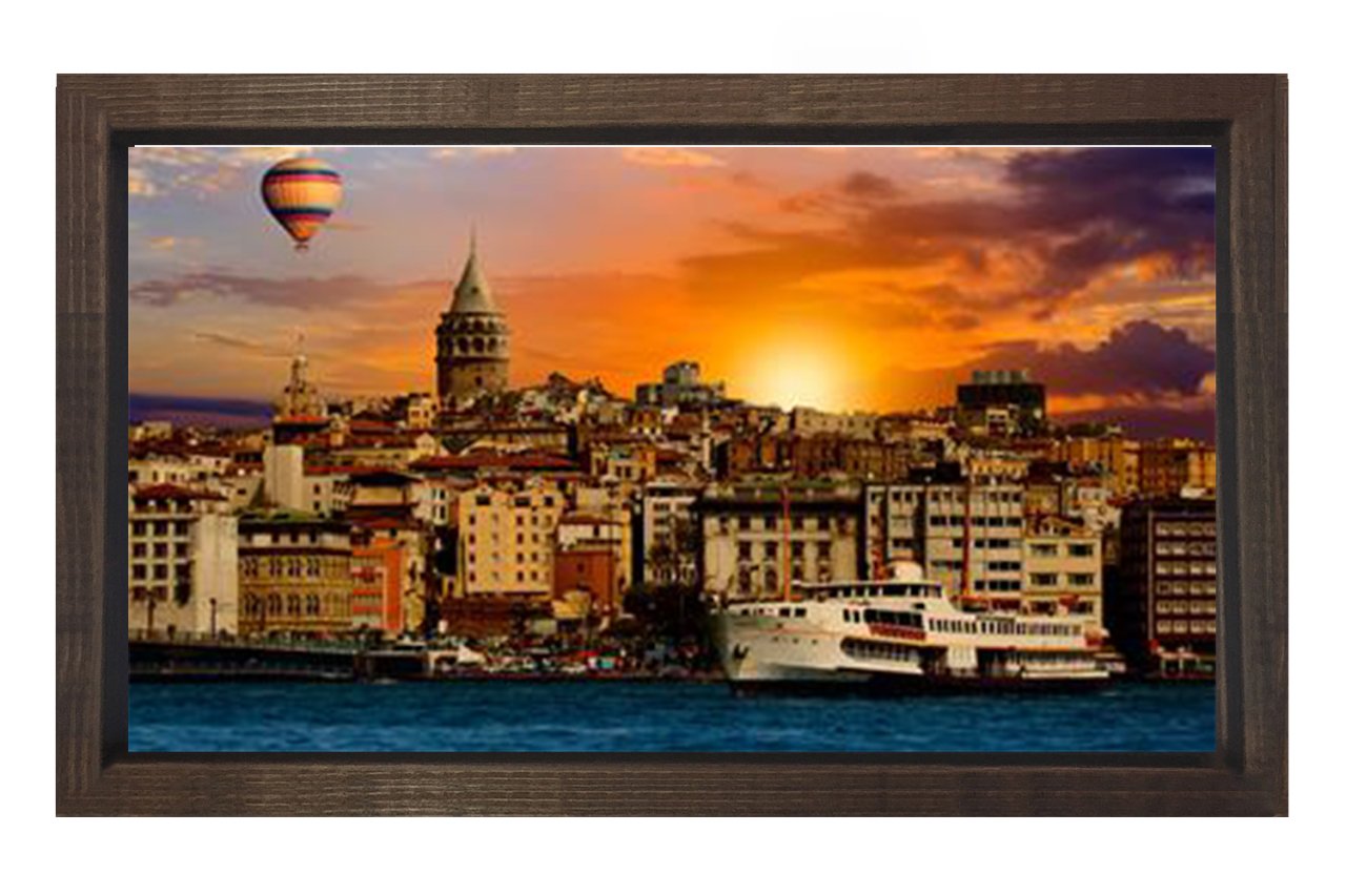 İstanbul ve Günbatımı Tablosu