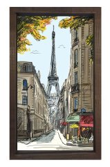 Eiffel  Kulesi Vektörel Tablosu