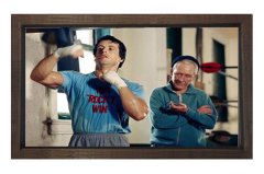 Rock  Mikey Antreman Tablosu Kahverengi Ahşap Çerçeve - 100x150