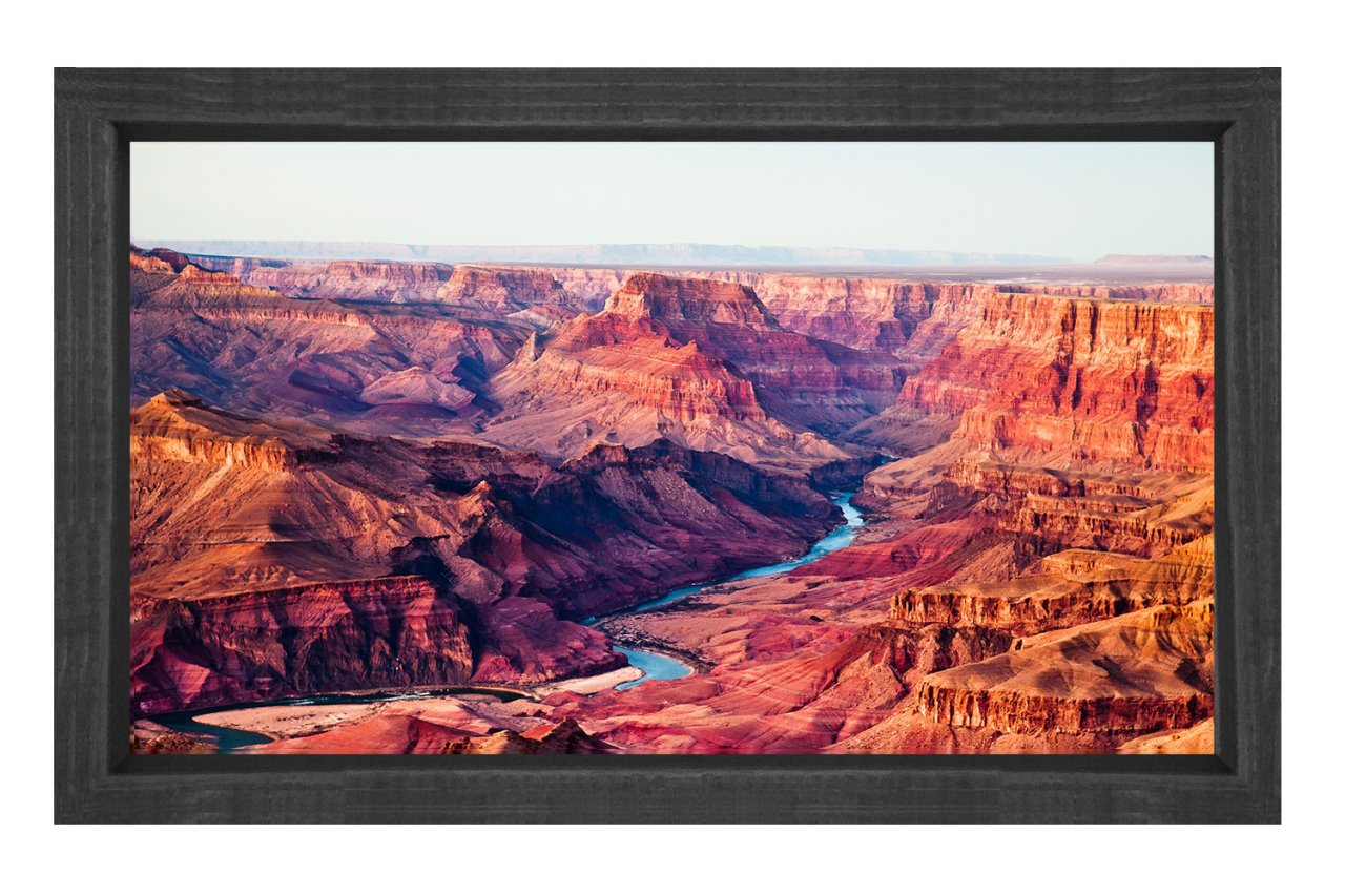 Çöl Manzarası Siyah Ahşap Çerçeve - 70x100