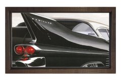 Cadillac Tablosu Kahverengi Ahşap - 40x60