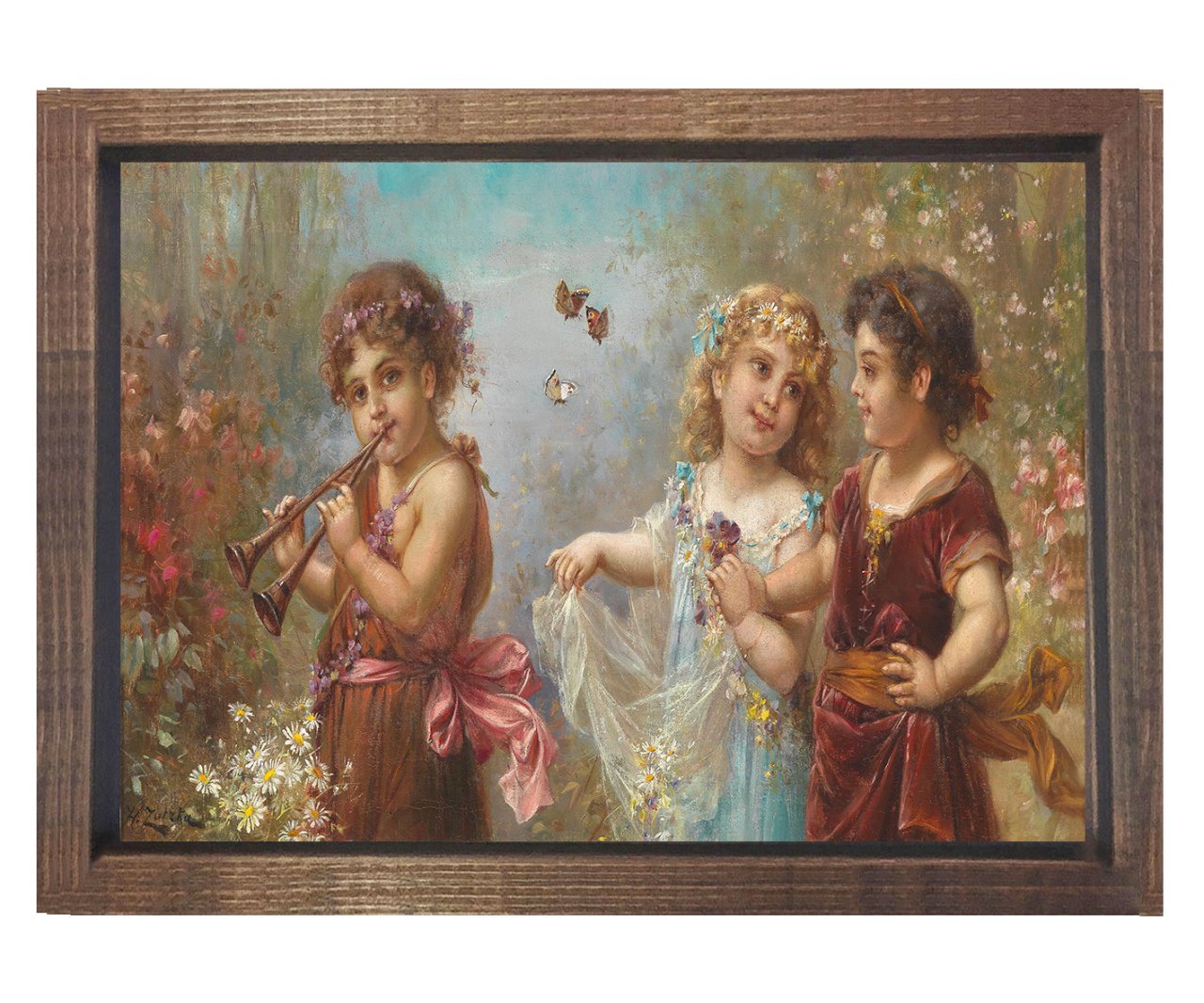 Hans Zatzka - Musician Angels Tablosu