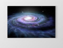 Evren ve Uzay Tablosu Çerçevesiz - 45x30