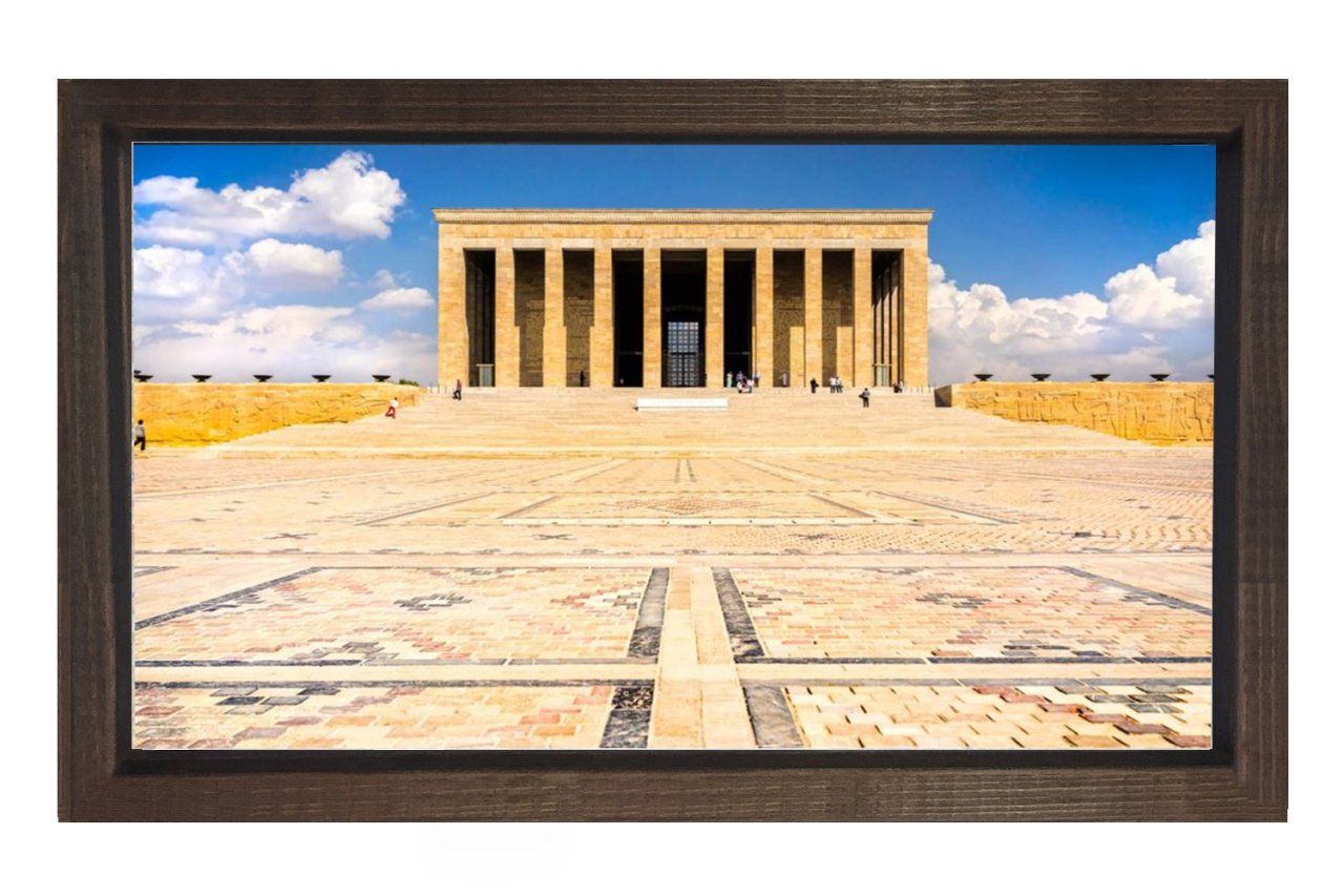 Anıtkabir Tablosu Kahverengi Ahşap - 70x100