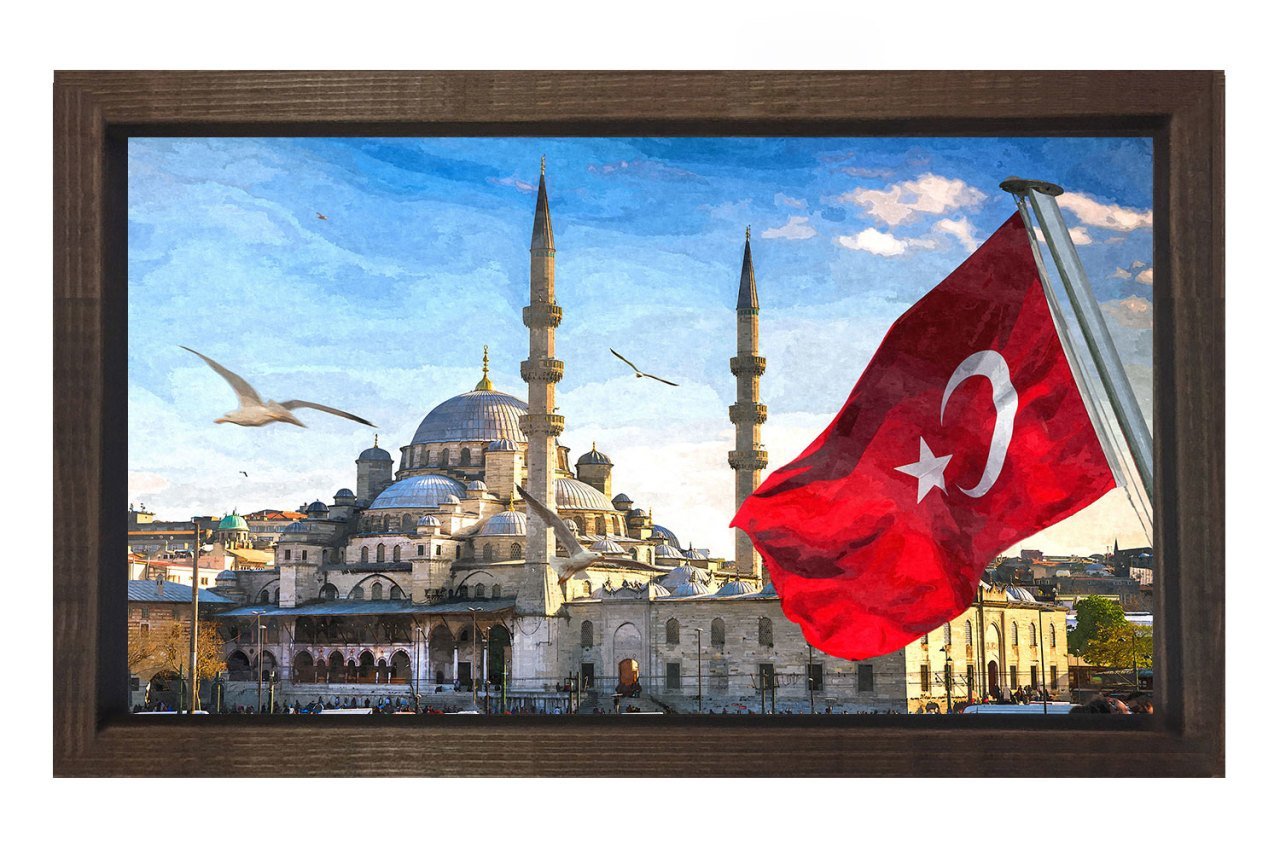 Bayrak ve Cami Tablosu