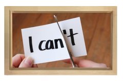 Yapabilirim Tablosu Naturel Ahşap Çerçeve - 70x100