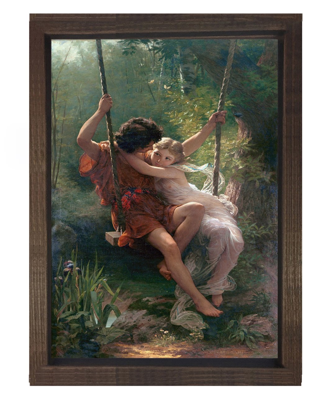 Jean Honore Fragonard - The Swing Tablosu