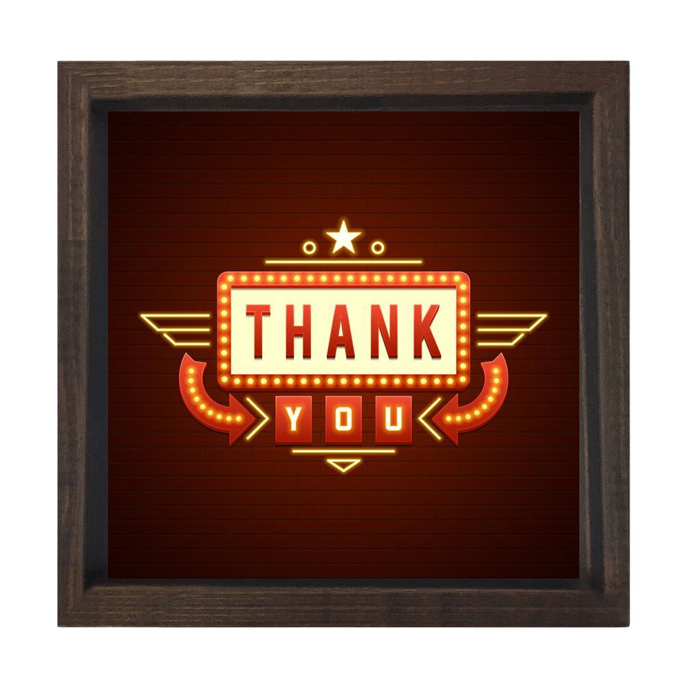 Thank You Yazısı Tablosu
