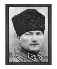 Atatürk Siyah Beyaz Tablosu