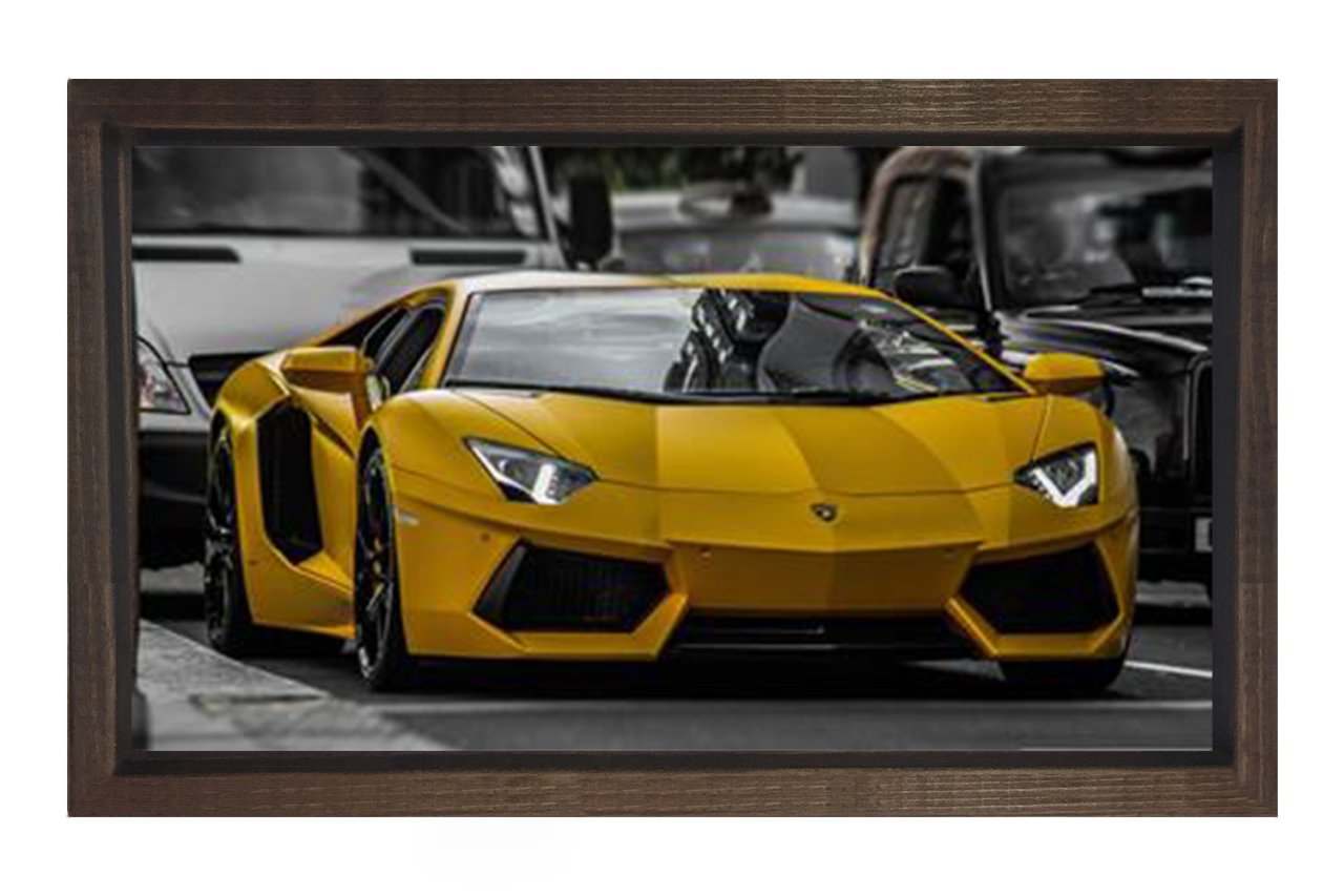 Sarı Lamborgini Tablosu