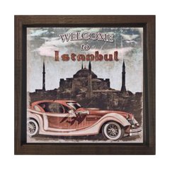 Vintage İstanbul Araba Tablosu