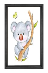 Sevimli Koala Ağaçta Tablosu