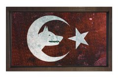 Bozkurt Ve Türk Bayrağı Tablosu