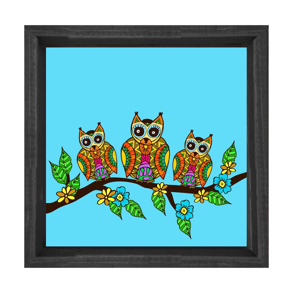 Baykuş Motifi Tablosu