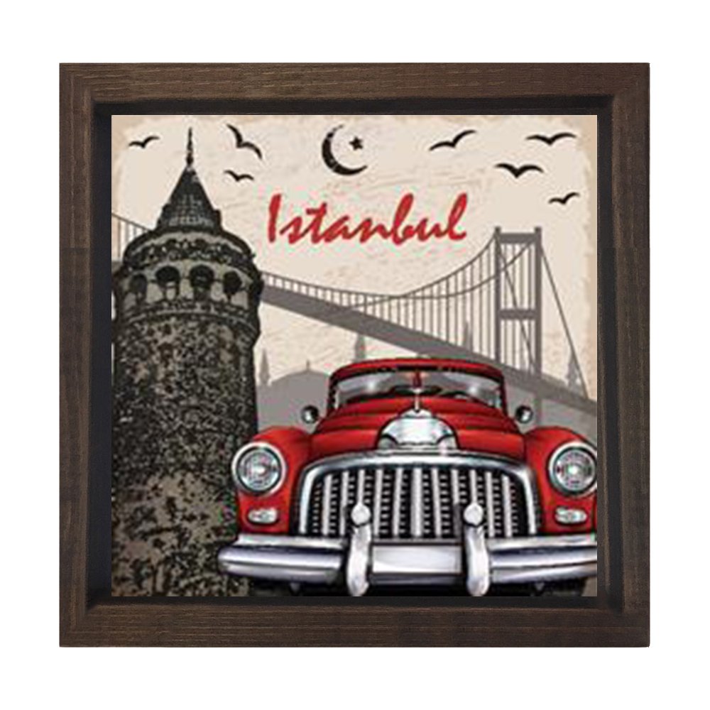 İstanbul Vintage Araba Tablosu