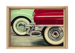 Puzzle Car Tablosu Naturel Ahşap - 100x200