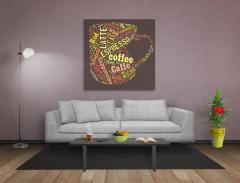 Coffe Cup Tipografi Tablosu