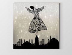 Semazen Çizim Tablosu Çerçevesiz - 50x50