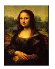Mona Lisa Tablosu Çerçevesiz - 50x70