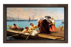 İstanbul Kayıkçıları ve Hanım Efendiler Tablosu
