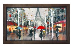 Eiffel Kulesi Yağlıboya Tablosu