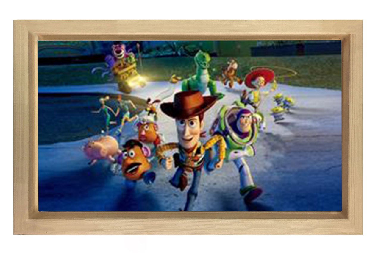 Oyuncak Hikayesi Film Afişi Tablosu Naturel Ahşap - 50x90