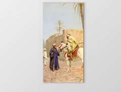 Adam ve Asker Tablosu Çerçevesiz - 100x200