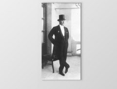 Şapka Ve Takım Elbise Atatürk Tablosu Çerçevesiz - 100x150