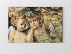 Melekli Bahçe Tablosu Çerçevesiz - 70x100