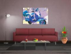 Motor Pop Art Tablosu
