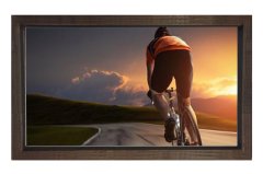 Bisiklet Sporu Tablosu Kahverengi Ahşap - 70x100