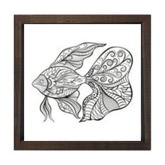 Mandala  Balık  Tablosu