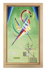 Vassily Kandisky Tablosu Naturel Ahşap Çerçeve - 45x30